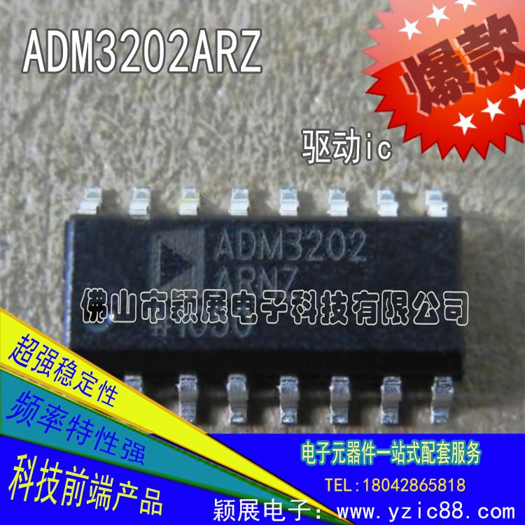 穎展電子ADM3202ARNZ驅動ic芯片批發(fā)